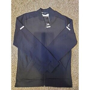 Adidas Squad Bomber Black White Mens Medium Casual Full Zip Jacket 6479A 049 2